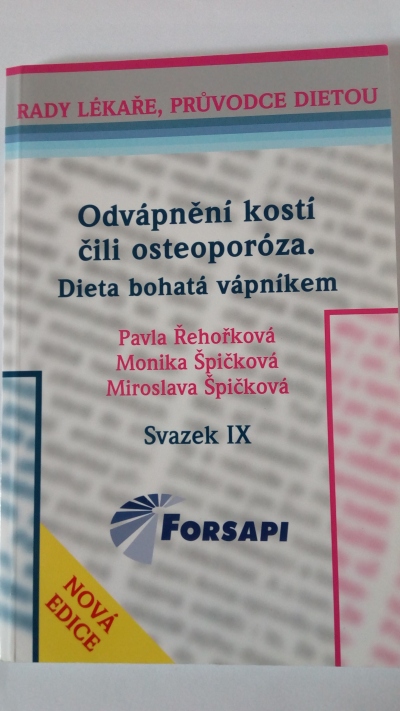 Odvápnění kostí, čili osteoporóza. Dieta bohátá vápníkem.