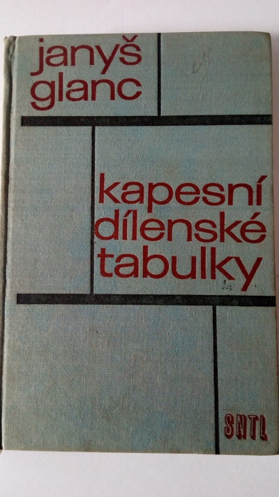 Kapesní dílenské tabulky