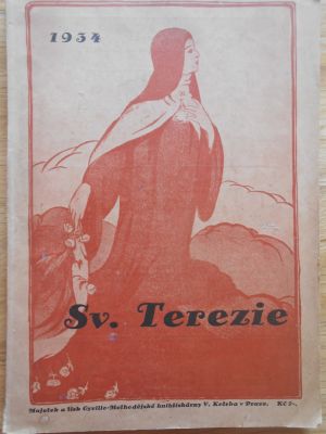 Svatá Terezie - kalendář 1934