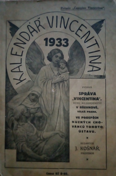 Kalendář Vincentina 1933