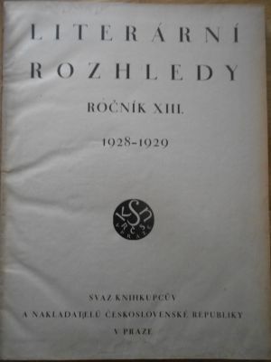 Literární rozhledy - ročník XIII.