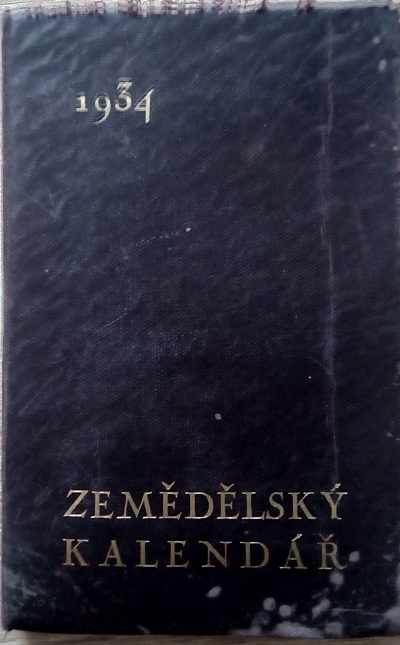 Zemědělský kalendář 1934