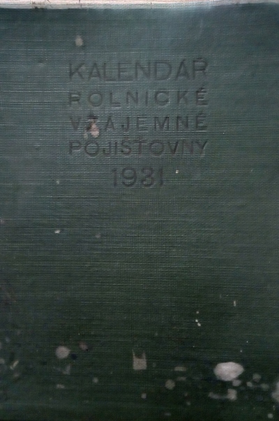 Kalendář rolnické vzájemné pojišťovny 1931