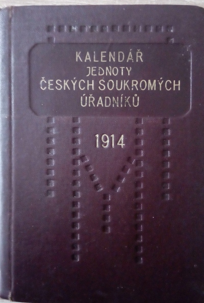 Kalendář jednoty českých soukromých úřadníků 1914