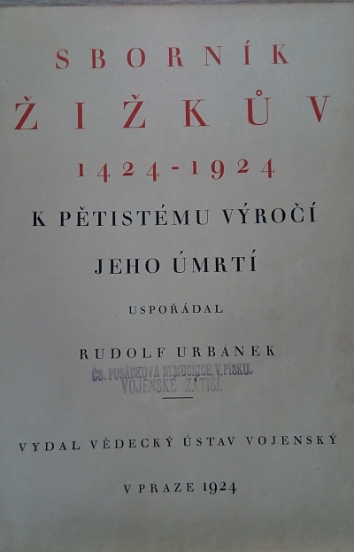 Sborník Žižkův 1424-1924 