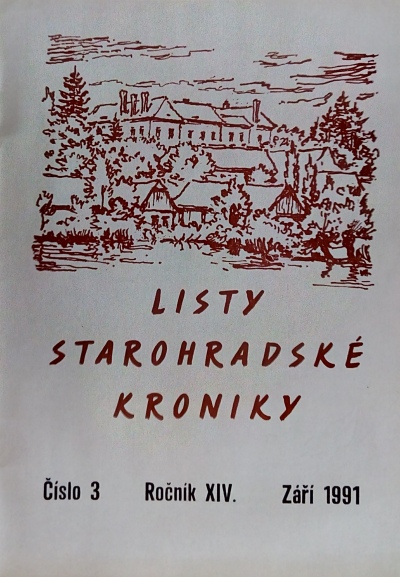 Listy starohradské kroniky č. 3/1991