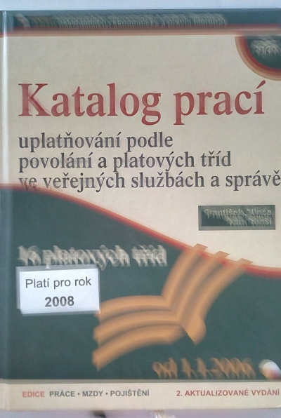 Katalog prací 