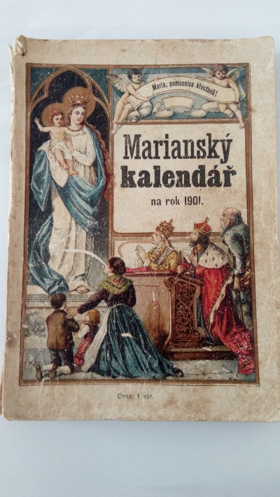 Marianský kalendář na rok 1901